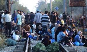 refugjate ne shinat e trenit
